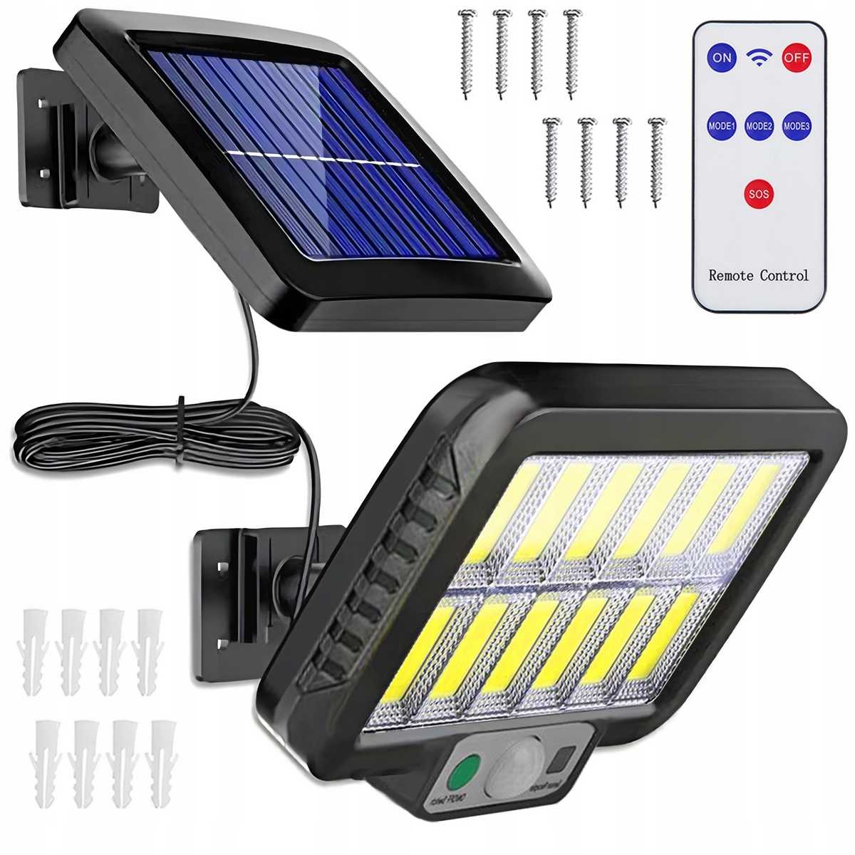 DDK pouličné svietidlo 100 W 1400 lm solárne napájanie